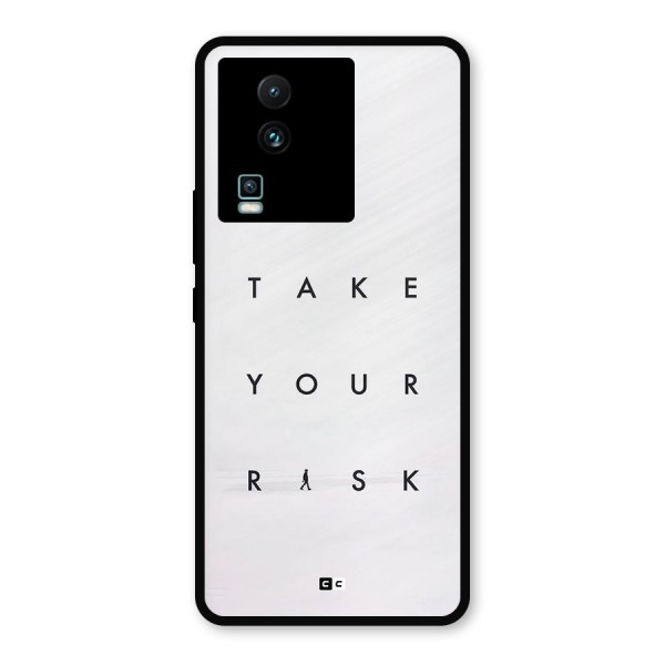 Take Your Risk Metal Back Case for iQOO Neo 7 Pro