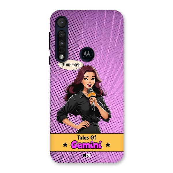 Tales Of Gemini Back Case for Motorola One Macro