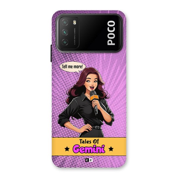 Tales Of Gemini Back Case for Poco M3
