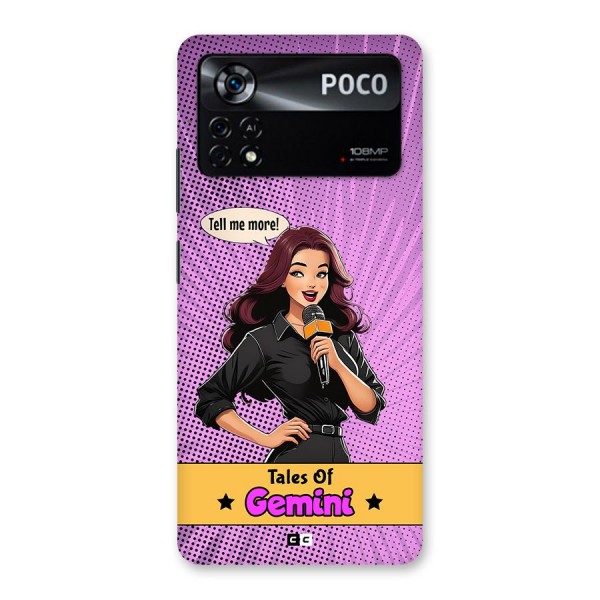 Tales Of Gemini Back Case for Poco X4 Pro 5G