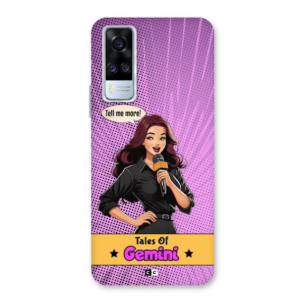 Tales Of Gemini Back Case for Vivo Y51A