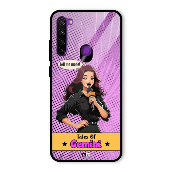 Tales Of Gemini Glass Back Case for Redmi Note 8