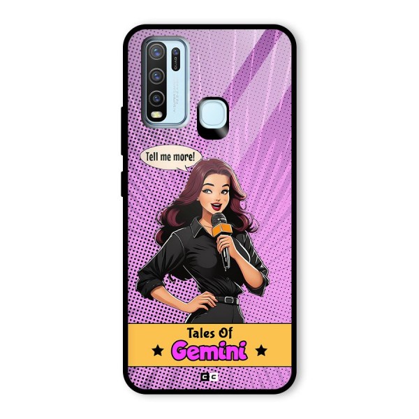 Tales Of Gemini Glass Back Case for Vivo Y30