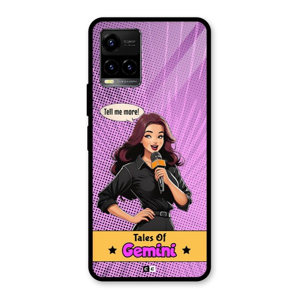 Tales Of Gemini Glass Back Case for Vivo Y33s