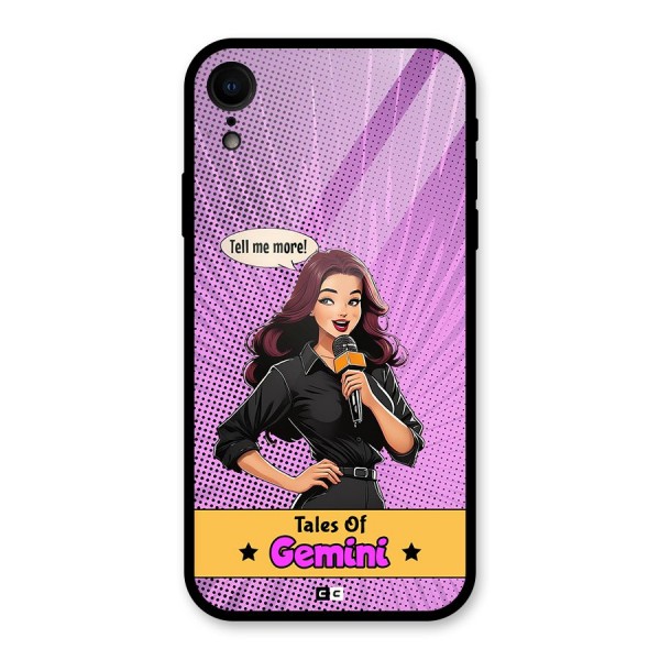 Tales Of Gemini Glass Back Case for iPhone XR