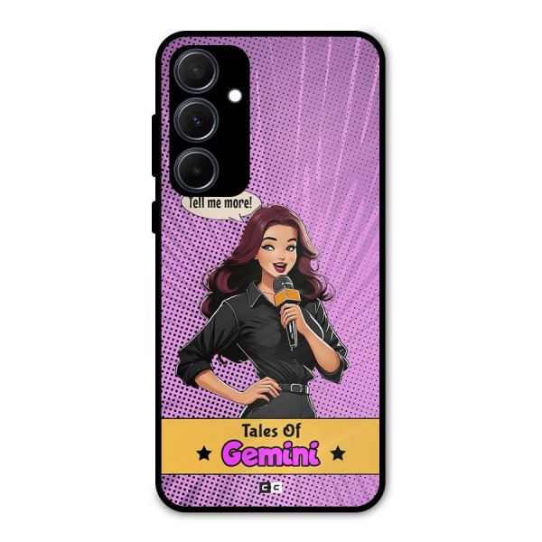 Tales Of Gemini Metal Back Case for Galaxy A35