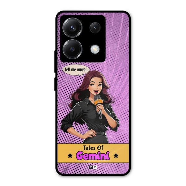 Tales Of Gemini Metal Back Case for Poco X6