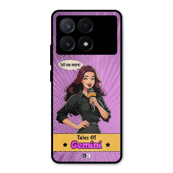 Tales Of Gemini Metal Back Case for Poco X6 Pro