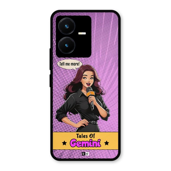 Tales Of Gemini Metal Back Case for Vivo Y22