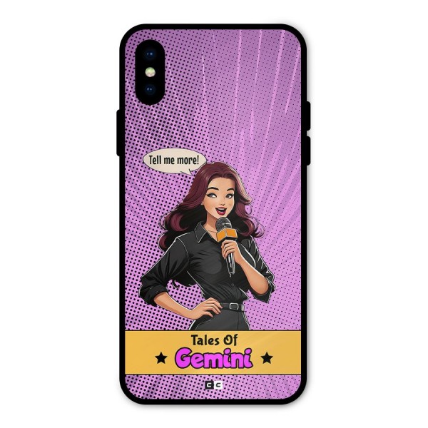 Tales Of Gemini Metal Back Case for iPhone XS