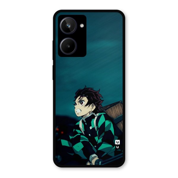 Tanjiro demon slayer Metal Back Case for Realme 10