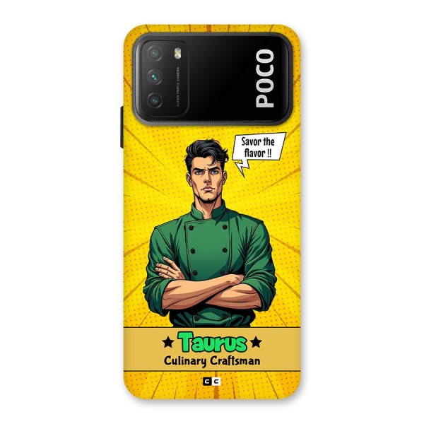 Taurus Craft Back Case for Poco M3