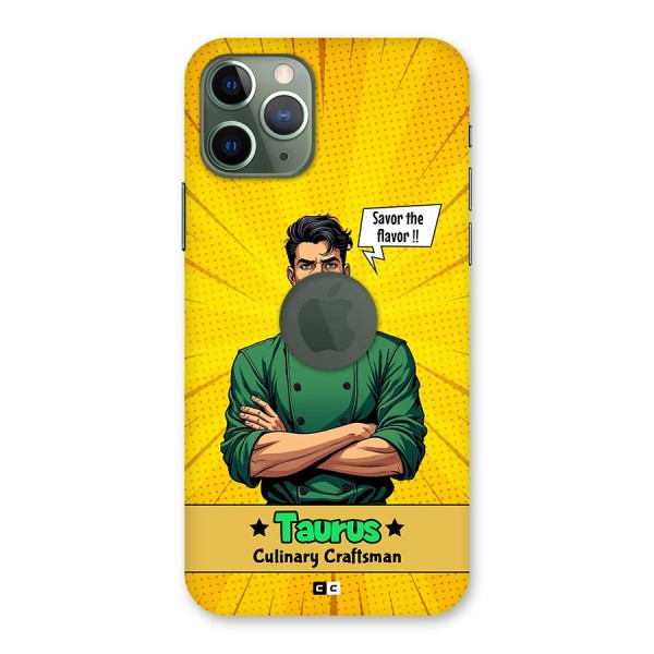 Taurus Craft Back Case for iPhone 11 Pro Logo Cut