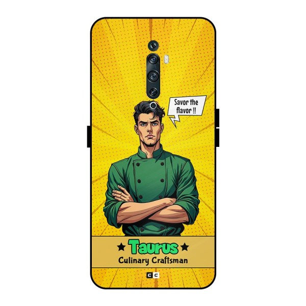 Taurus Craft Metal Back Case for Oppo Reno2 F