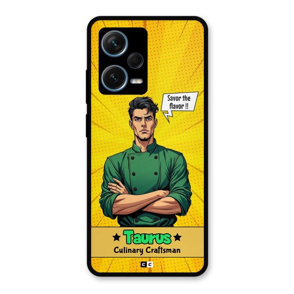 Taurus Craft Metal Back Case for Redmi Note 12 Pro Plus 5G