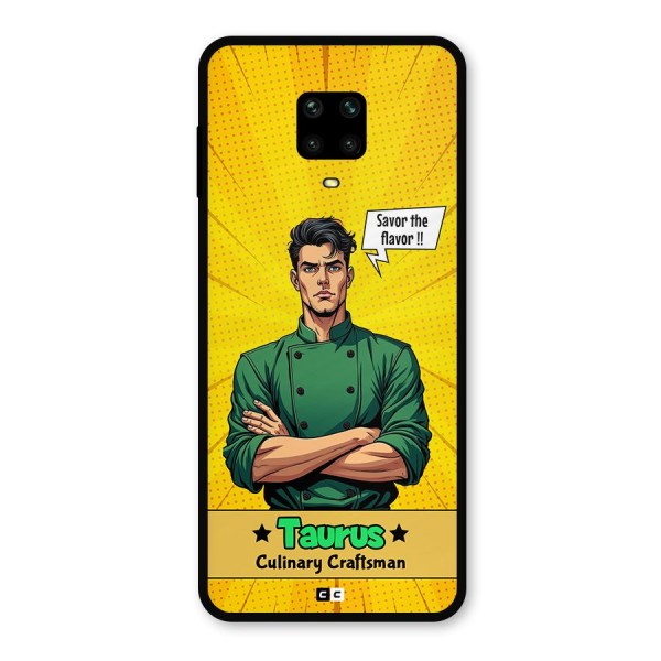 Taurus Craft Metal Back Case for Redmi Note 9 Pro Max