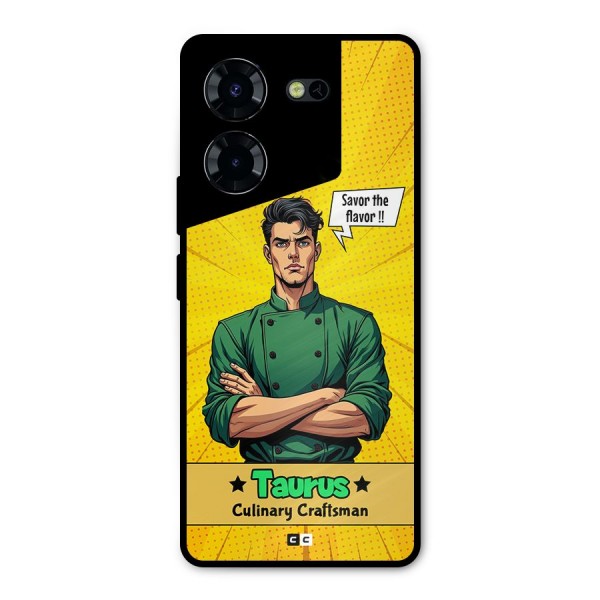 Taurus Craft Metal Back Case for Tecno Pova 5 Pro 5G