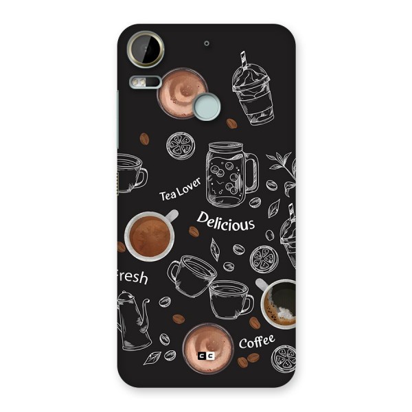 Tea And Coffee Mixture Back Case for Desire 10 Pro