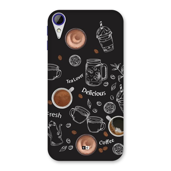 Tea And Coffee Mixture Back Case for Desire 830
