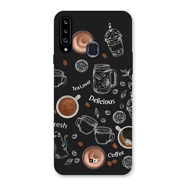 Tea And Coffee Mixture Back Case for Galaxy A20s