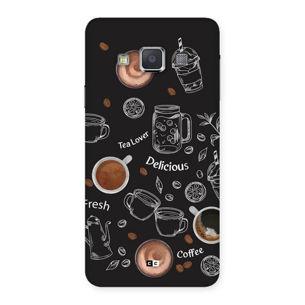 Tea And Coffee Mixture Back Case for Galaxy A3