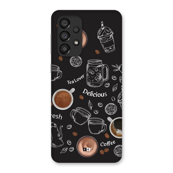 Tea And Coffee Mixture Back Case for Galaxy A33 5G
