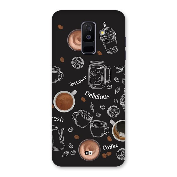 Tea And Coffee Mixture Back Case for Galaxy A6 Plus