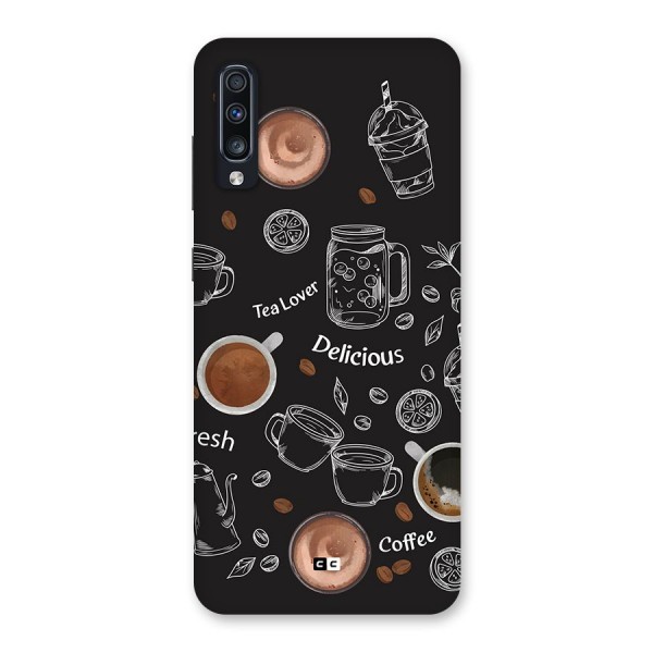Tea And Coffee Mixture Back Case for Galaxy A70