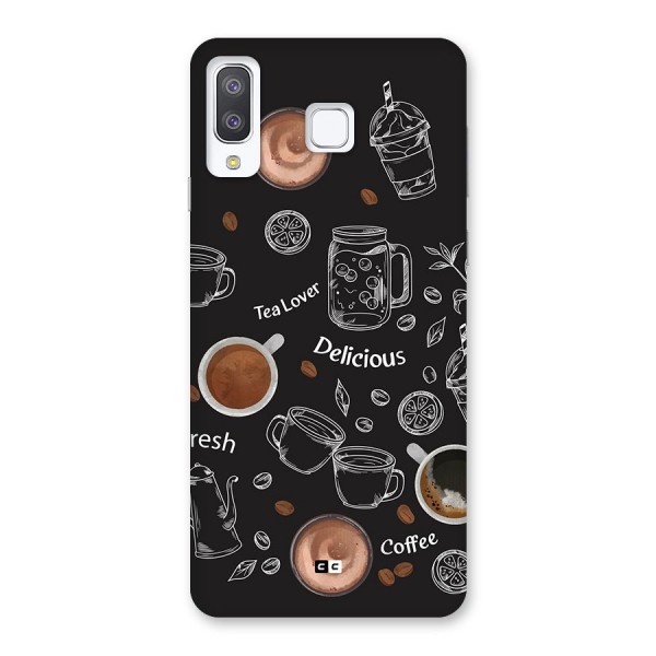 Tea And Coffee Mixture Back Case for Galaxy A8 Star