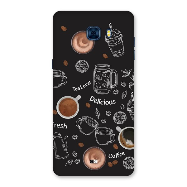 Tea And Coffee Mixture Back Case for Galaxy C7 Pro