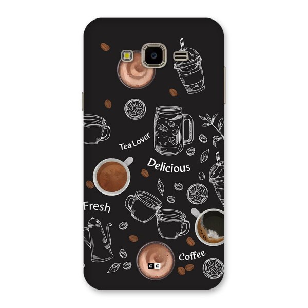 Tea And Coffee Mixture Back Case for Galaxy J7 Nxt