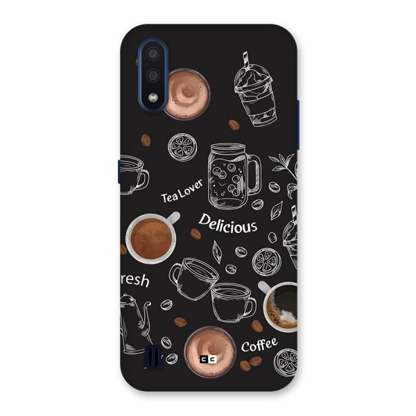 Tea And Coffee Mixture Back Case for Galaxy M01