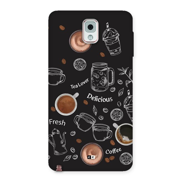 Tea And Coffee Mixture Back Case for Galaxy Note 3