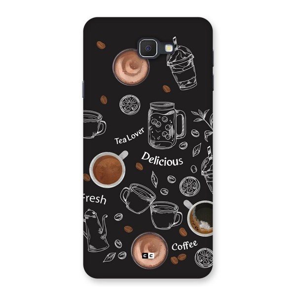 Tea And Coffee Mixture Back Case for Galaxy On7 2016