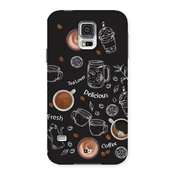 Tea And Coffee Mixture Back Case for Galaxy S5