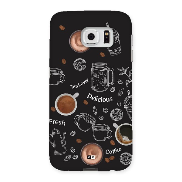 Tea And Coffee Mixture Back Case for Galaxy S6