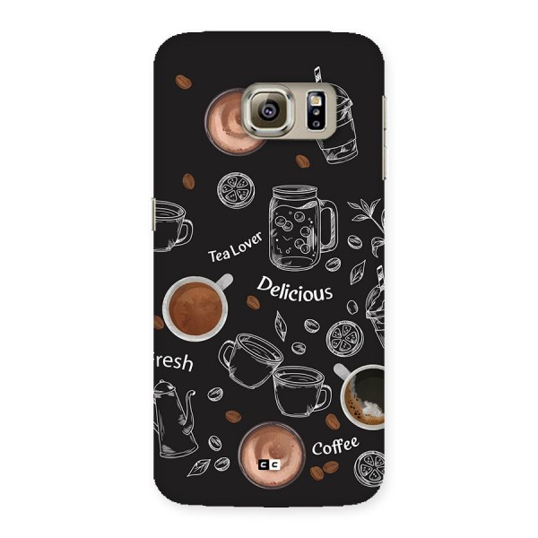 Tea And Coffee Mixture Back Case for Galaxy S6 edge