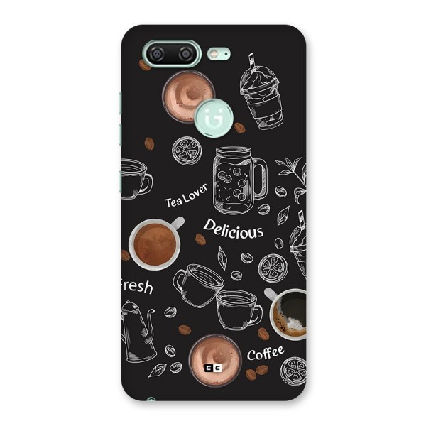 Tea And Coffee Mixture Back Case for Gionee S10