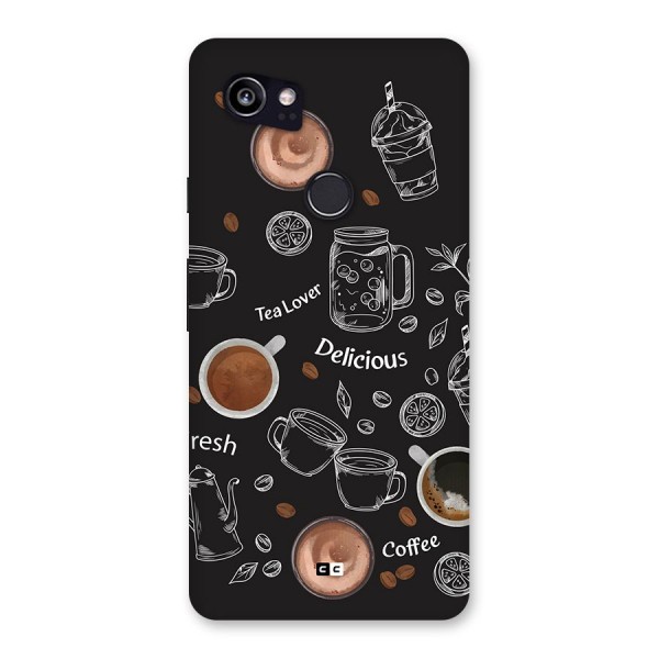 Tea And Coffee Mixture Back Case for Google Pixel 2 XL