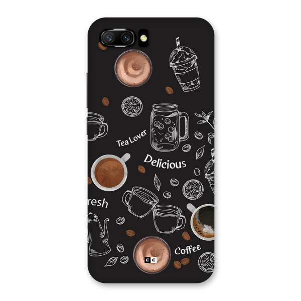 Tea And Coffee Mixture Back Case for Honor 10