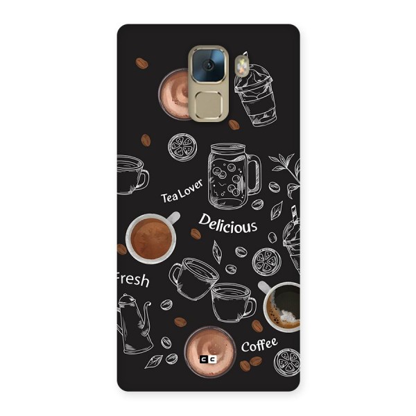 Tea And Coffee Mixture Back Case for Honor 7