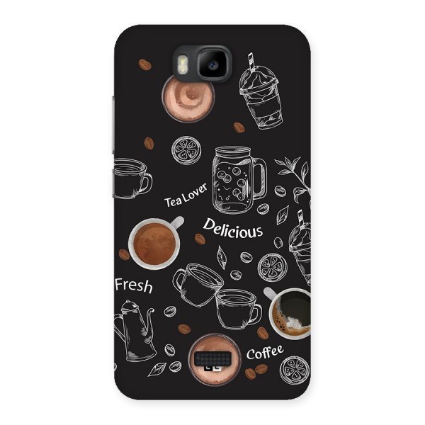 Tea And Coffee Mixture Back Case for Honor Bee