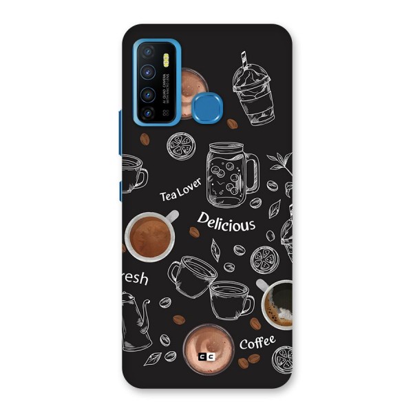 Tea And Coffee Mixture Back Case for Infinix Hot 9