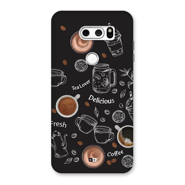 Tea And Coffee Mixture Back Case for LG V30