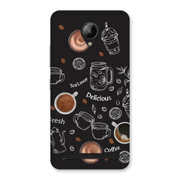 Tea And Coffee Mixture Back Case for Lenovo C2