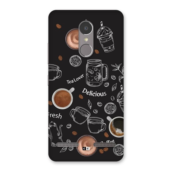 Tea And Coffee Mixture Back Case for Lenovo K6