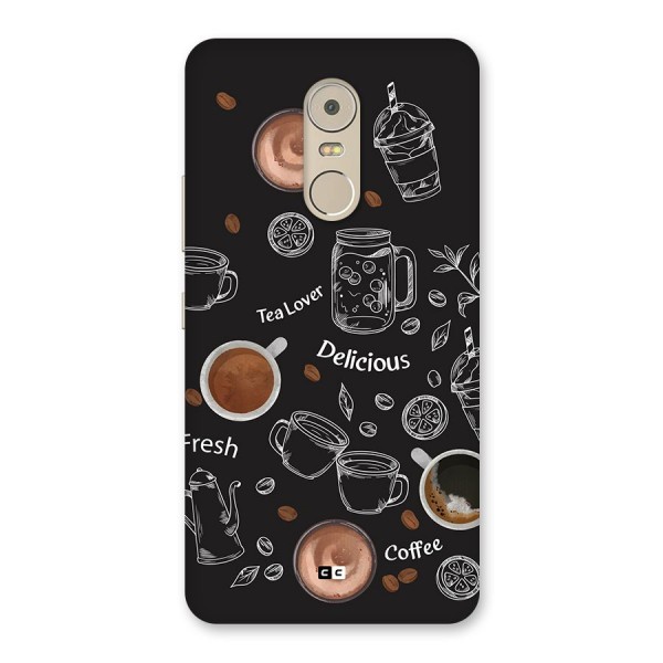 Tea And Coffee Mixture Back Case for Lenovo K6 Note