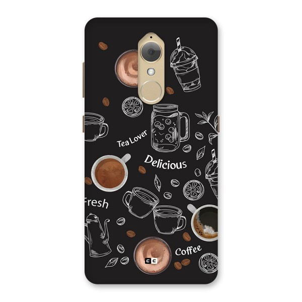 Tea And Coffee Mixture Back Case for Lenovo K8