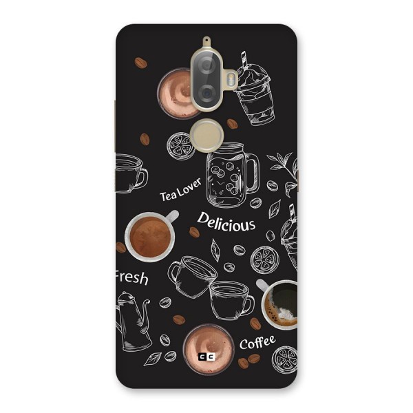Tea And Coffee Mixture Back Case for Lenovo K8 Plus