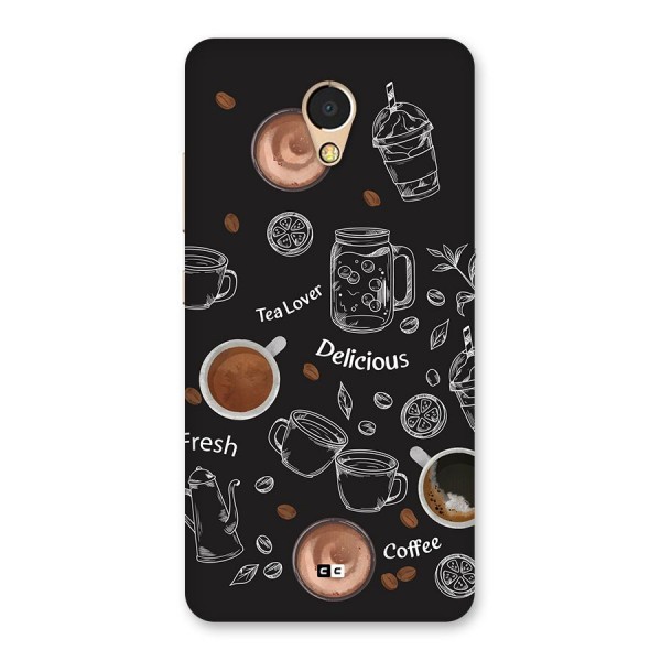 Tea And Coffee Mixture Back Case for Lenovo P2